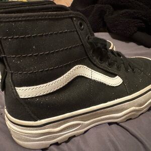 platform glitter  Vans